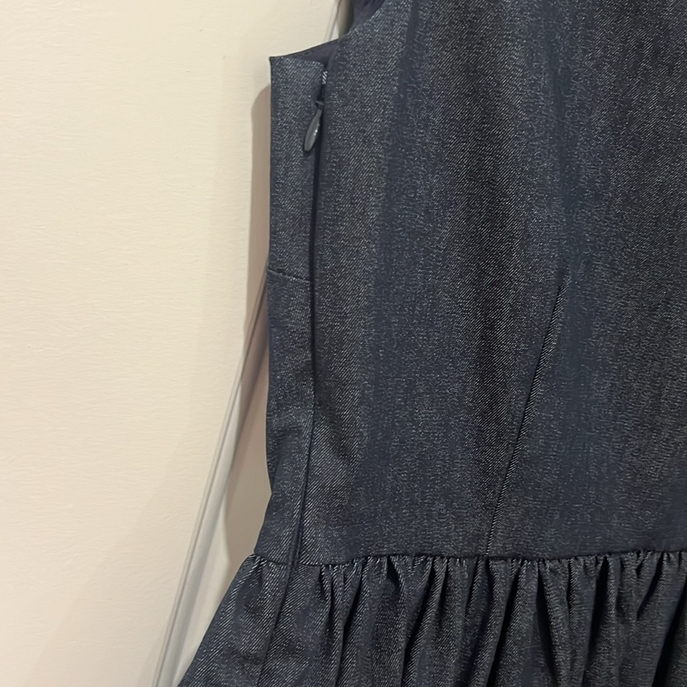 kate spade Navy Dress with White Beaded Peter Pan Collar - Picture 7 of 8